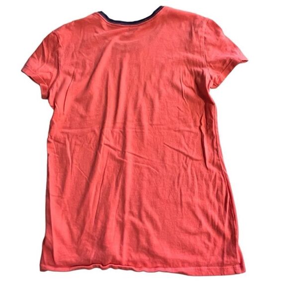 🌴 Old Navy LOVE IT Graphic T-shirt Size L (10-12) Orange - Picture 4 of 7